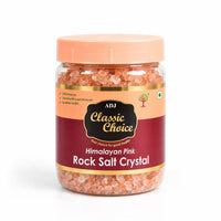 Himalayan Pink Rock Salt Crystal Jar